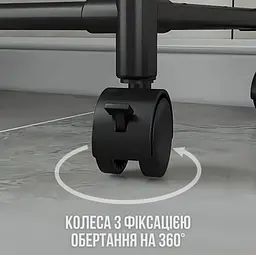 Полиця етажерка TVT-02 6 ярусів 170х42х32см Чорна - мініатюра 4