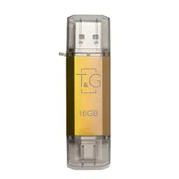 Флеш накопичувач USB 16Gb T&G Star TG009TC Gold Type-C / USB 3.0 (TG009TC-16GGD3) - мініатюра 2