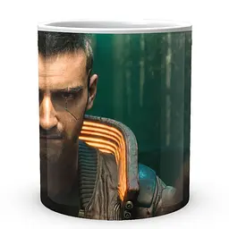 Кухоль GeekLand Cyberpunk 2077 Кіберпанк 2077 Ві CY 02.593 330 мл білий - мініатюра 2