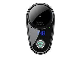Автомобільний зарядний пристрій з FM-трансмітером BASEUS Locomotive Bluetooth MP3 Vehicle Charger(CCALL-RH01) - мініатюра 3