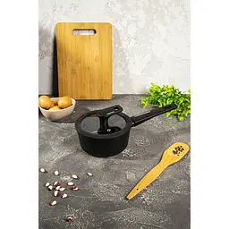 Ківш Krauzer Eco Line, з кришкою, з двома обідками, 16 см, 1,2 л (78128) - мініатюра 10