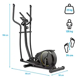 Орбітрек Gymtek XC1500 магнітний золотий - мініатюра 19