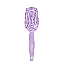 Щітка для волосся масажна продувна Salon Professional з нейлоновою щетиною 98291, Purp Пурпурний