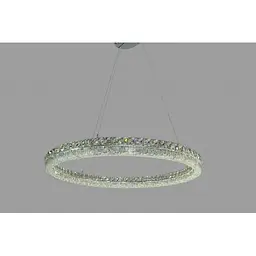 Люстра кільце Linisoln 633-800 метал, кришталь, акрил LED 115 Вт 17-20 м2 120-50 см 80 см - мініатюра 4