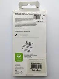 Чохол шкіряний оригінальний Leather Cover для Samsung Galaxy S22 EF-VS901LBEGRU Black - мініатюра 8