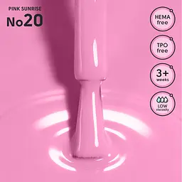 Гель-лак Shelly 20 Pink Sunrise 12 мл - мініатюра 2