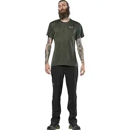 Футболка Salewa Puez Melange Dry XXL Темно-оливковий - мініатюра 2
