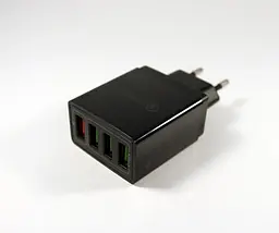 Блок живлення на 4 порти USB QC-04 сила струму 6.2 A - мініатюра 3