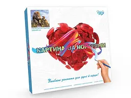 Набір для розпису за номерами 40x40 см KpN-02-01U,02U,03U,...10U "PAINTING BY NUMBERS" в коробці DANKO - мініатюра 9