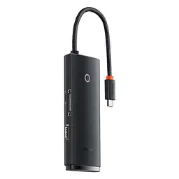 Хаб - кардрідер Usb-C - Baseus Lite Series 6-Port Usb-A Hub (WKQX050001) - мініатюра 2