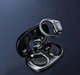 Спортивні Bluetooth навушники TWS BX28 із зарядним кейсом і активним шумозаглушенням Чорний - мініатюра 5