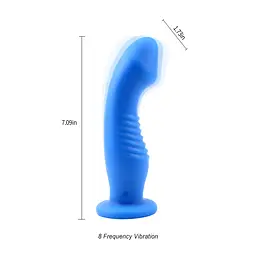 Вібратор Didi Curve Burst 18 см синій - мініатюра 6