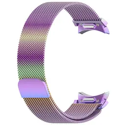 Ремінець для Samsung Galaxy Watch 5 40mm - Colorful ширина кріплення 20мм металевий Watchbands Milanese Button (W42-4WB38195284) - мініатюра 3