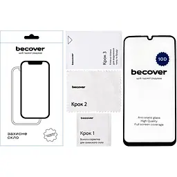 Захисне скло BeCover для Samsung Galaxy A24 4G SM-A245 10D Black (711350) - мініатюра 2