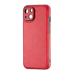 Чохол Jinduka Leather Protected Camera iPhone 14 Red