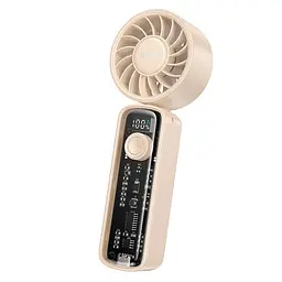 Вентилятор HOCO прозорий foldable fan HX602 |2-6.5h, 100 Levels, 60dB|