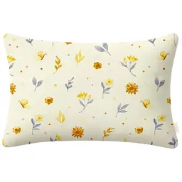 Наволочка Cosas Honey bloom фланелева 50х70 см жовта (Flannel_HoneyBloom_50x70)