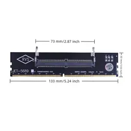 Конвертор Dynamode DDR5 Laptop SO-DIMM to Desktop DIMM RAM Memory (DM-DDR5-DIMM-Converter) - мініатюра 5