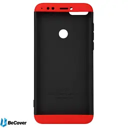 Панель BeCover Super-protect Series для Huawei Y7 Prime 2018 Black-Red (702249) - мініатюра 2