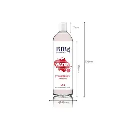Змазка на водній основі BTB Flavored Strawberry з ароматом полуниці (250 мл) - мініатюра 4