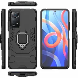 Чохол бампер Primolux Ring Armor для Xiaomi Redmi Note 12 Pro 4G Black - мініатюра 2