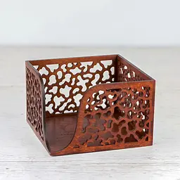 Дерев'яна серветниця VANZA BLOT mahogany - мініатюра 3