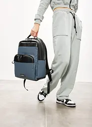 Жіночий рюкзак Sambag Zard MOD чорно-синій 40 х 28 х 14 см (25438115) - мініатюра 4