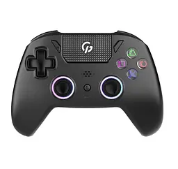 Геймпад Bluetooth джойстик GamePro GPS-13B Bluetooth 5.3/USB (PC/iOS/Android/PS3/PS4) DualShock RGB Black - мініатюра 1