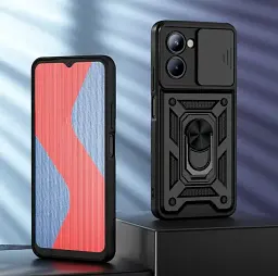 Панель BeCover Military для Vivo Y36 4G/Y36 5G Black (710025) - мініатюра 5