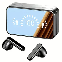 Бездротові навушники Bluetooth ANKRIYUL DH01 TWS стерео спортивні з дзеркальним світлодіодним дисплеєм