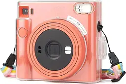 Подарунковий набір фотоапарат Fujifilm Instax Square SQ1, Фотопапір 20 шт, Прозорий чохол, Фотоальбом 80 фото Помаранчевий - мініатюра 5