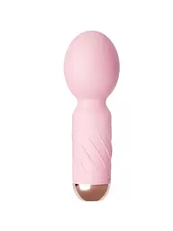 Міні вібромасажер - Cute Mini Wand Pink - мініатюра 4