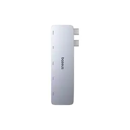 Концентратор Baseus USB-C 5-in-1 3xUSB 3.0 + 1xUSB-C 40Gbps + 1xHDMI 4K30Hz gray (B00052801811-04) - мініатюра 2
