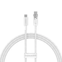 Кабель Baseus Explorer Series Fast Charging Cable with Smart Temperature Control Cable Type-C to Type-C 100W 1m P10319703221-00 Wh
