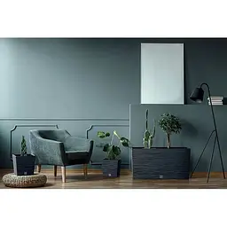 Горщик для рослин Prosperplast Furu Square Low 7.5/10 л синій (DFS240-5415C) - мініатюра 3