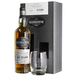 Віскі Glengoyne 12yo Single Malt Scotch Whisky, 43%, 0,7 л + келих (33998)