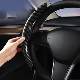 Накладка чохол на кермо універсальна Sport S M Аквапрінт Глянцевий Карбон 6D - мініатюра 6