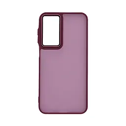 Противоударный чехол для Samsung Galaxy A16 4G (A165), Frame, бордовый, панель-накладка, термополиуретан TPU + поликарбонат PC, защита всего корпуса, защита кнопок и камеры, устойчив к деформациям, ArmorStandart (ARM84804)
