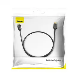 Кабель Baseus High Definition Series HDMI - HDMI 2m CAKGQ-B01 Black - мініатюра 2