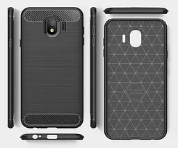 Чохол PRIMO Carbon Fiber Series для Samsung J4 2018 (SMJ400) Black - мініатюра 3