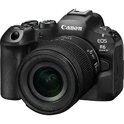Бездзеркальний фотоапарат Canon EOS R6 Mark III Kit RF 24-105mm f/4-7.1 IS STM Black (7084C031) [169370] - мініатюра 2