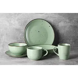 Чашка Ardesto Bagheria Pastel green 480 мл зелена (AR2948GGC) - мініатюра 2