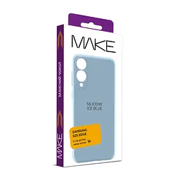 Чохол Make Samsung S25 Edge Silicone Ice Blue - мініатюра 2