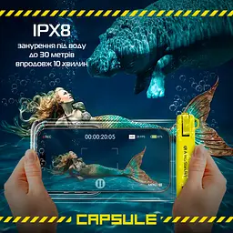 Водонепроницаемый чехол для телефона и документов, универсальный, IPX8 погружение до 30 м, защита от воды, защитный чехол от песка и пыли, для подводной съемки, плавания, дайвинга, пляжа и путешествий, ArmorStandart (ARM84416) - мініатюра 4