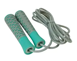 Скакалка PowerPlay 4206 Jump Rope PRO+ Сіро-м'ятна 2,75 м (PP_4206_Grey) - мініатюра 3