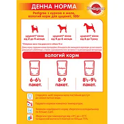 Корм для цуценят Pedigree Junior з куркою та рисом в желе 100 г - мініатюра 4