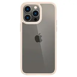 Прозорий чохол Spigen Ultra Hybrid Sand Beige для iPhone 14 Pro Max (ACS04819) - мініатюра 5