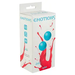 Вагінальні кульки Lola Toys Emotions Lexy Medium 2 шт (бірюзовий) - мініатюра 2