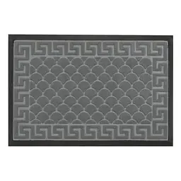 Килимок придверний Eco Fabric Луска з кромкою сірий 40 х 60 см (4060-102) - мініатюра 3