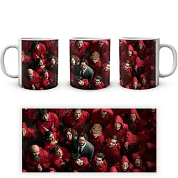Кухоль GeekLand Паперовий будинок La Casa De Papel people in red LC 02.01 330 мл білий - мініатюра 2